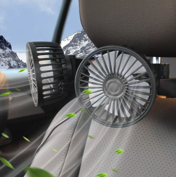 12V24V Car Rear Electric Fan Multifunctional Adjustment Of Large Wind