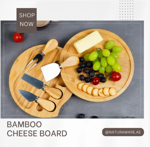 Bamboo Cheese Board-Round