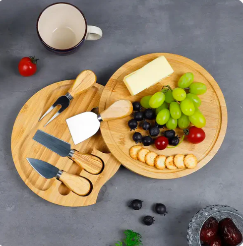 Bamboo Cheese Board-Round