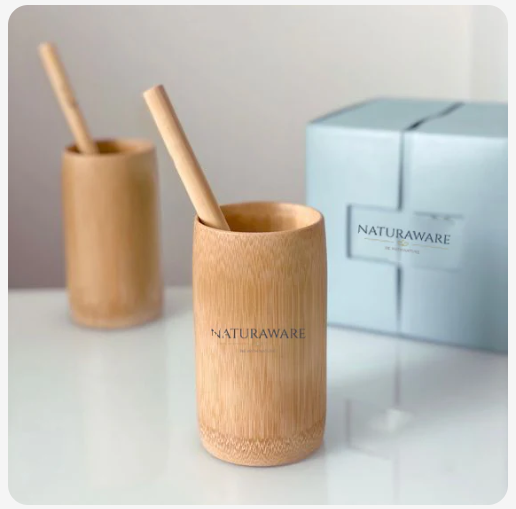 Bamboo Cup Gift Set