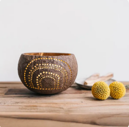 Coconut Tea-Light Candle Holder(Exotica)- Ideal For Hotels,SPA,Weddings,