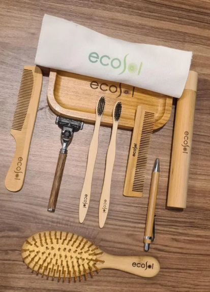 We sell various products such as earbuds and toothbrushes all made from bamboo.