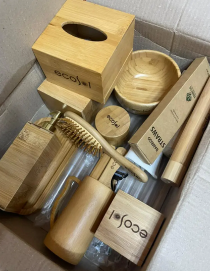 We sell various products such as earbuds and toothbrushes all made from bamboo.