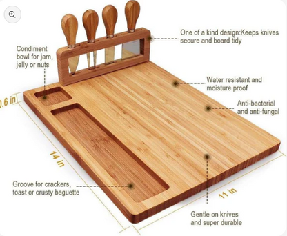 Bamboo Cheese Board-Rectangular
